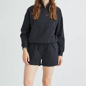 Richer Poorer Terry Sweatshort in Stretch Limo (Black), Size M